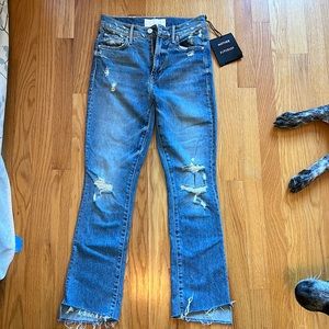 Mother the insider crop step fray, holy melancholy, size 25